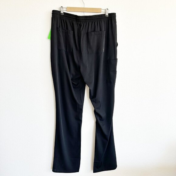 NWT Healing Hands Scrub Pants Black Ryan Straight Leg 9590T Medical - Picture 6 of 9